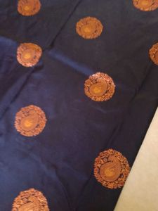 Black Pure Silk Saree