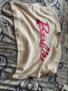 Barbie Graphic Knit Top