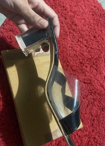 Black Heeled Sandals