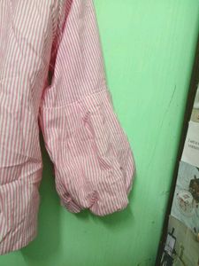 Pink Striped Shirt