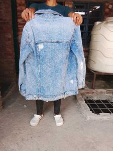 Distressed Denim Jacket