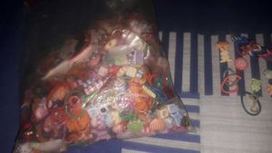 Loom Band And Colourful Beads