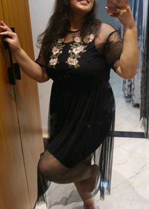 black net dress