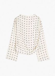 H&M Polka Dot Satin Top 🖤🍦