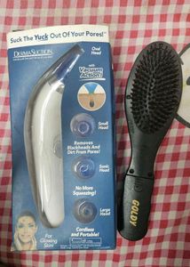 Derma Suction Pore Cleaner & Goldy Hair Brush