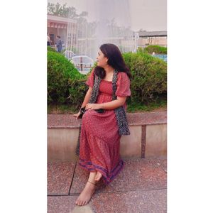 Floral Print Maxi Dress