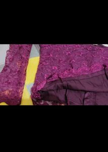 Purple Skirt and Top Set