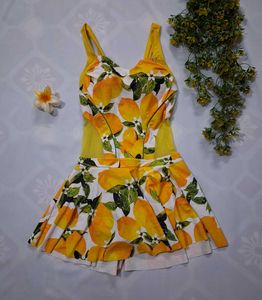 Lemon Print Swim Suit 🍋✨️