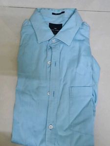 Park Avenue Blue Men's Formal Shirt