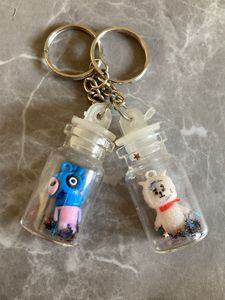 BT21 Mang & RJ Keychains