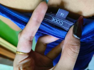 Blue Velvet Maxi Dress