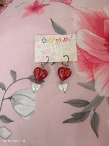 Heart Drop Earrings