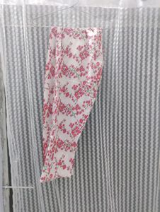 Bandhani Print Kurta &amp; Floral Pant Set