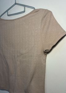 Ribbed Crop Top - Casual Style