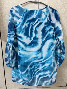All About You Brand Blue Top/Tunic