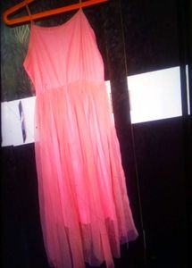 Pink Spaghetti Strap Dress