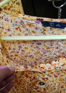 Floral Button-Down Top