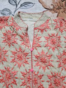 Womens Beige Kurti