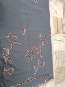 Elegant Grey Saree
