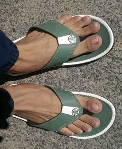 Classy Men Beto Plus Leather Look Flip Flops
