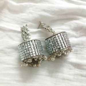 Mirror Jhumkas