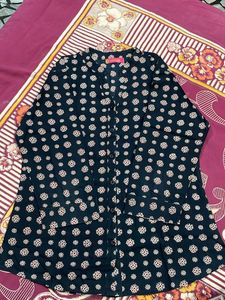 Black Cotton Tunic
