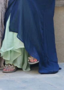 Highlow Slit Cut Gown Cum Sharara