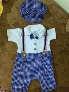 Baby Boy's Houndstooth Outfit