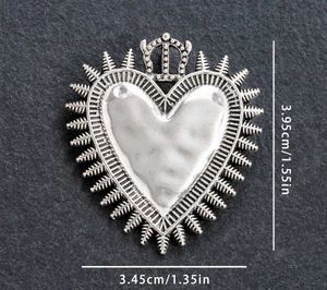 Trendy Gothic Sacred Heart Necklace