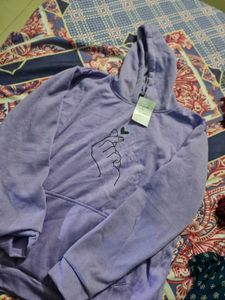 Purple Graphic Hoodie