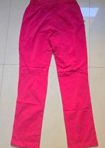 Pink Casual Trousers