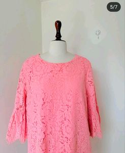 Pink Lace Dress