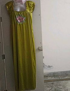 Green Colour Nighty/nightwear