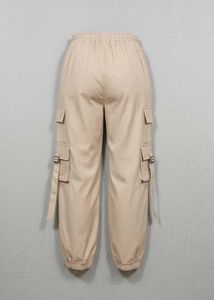 Beige Cargo Pants