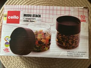 Cello Set Of 2 Air Tight Canister