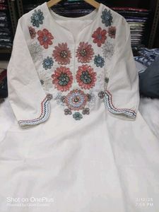 New Kurta Pant Sets with Embroidery Work