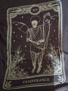 Grunge /Goth / Punk Vintage Print Oversized Tshirt