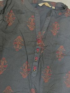 Gray Printed Tunic