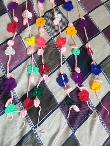 Colorful Crochet Garland