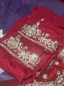 Gorgeous Red Suit With Kali