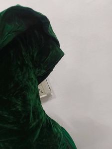 Emerald Green Velvet Dress