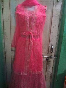 4 Piece Crop Top Lehnga With Duppata
