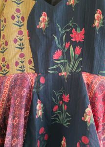 A Floor Touch Kurta For Women With Extra Margin
