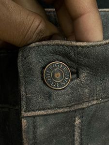 Y2K Leather Jeans Tommy Hilfiger