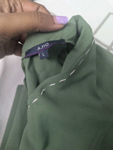 Green casual Dress