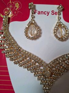Sparkling Rhinestone Jewelry Set