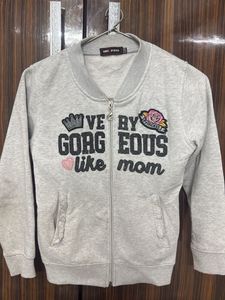 Cute Girls' Zip-Up Jacket