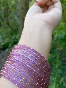 Raindrop Glass Bangles
