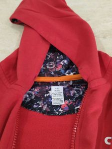 Red Sweatshirt For Light Winter..