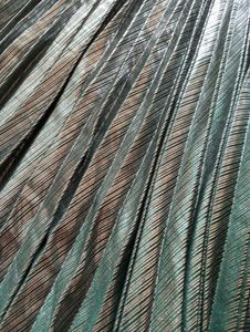 Metallic Green Sparkling Pleated Skirt